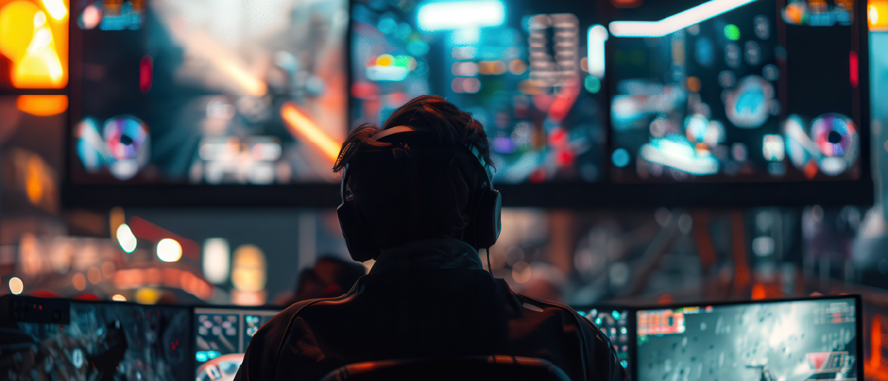중동에서 인기 많은 온라인 게임, E-sport를 즐기는 청년